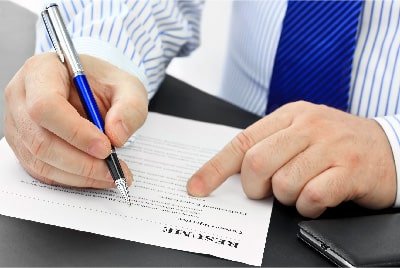 Man Reviewing Resume