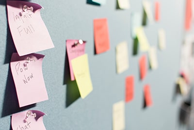 Agile sticky notes