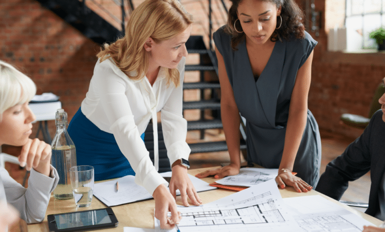 architects working on plans
