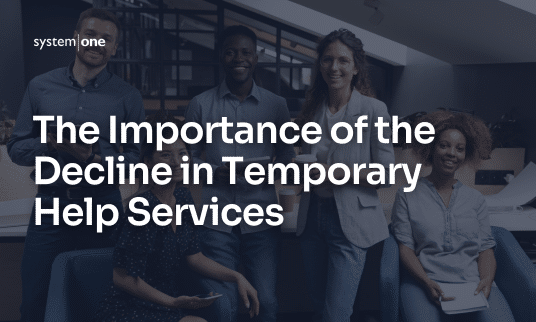 Decline in Temporary Help Services